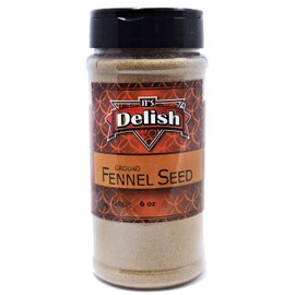 Its Delish Ground Fennel Seeds All Natural, 6 Ounce