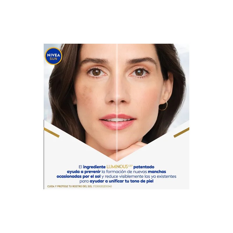 Protector Solar Nivea Luminous630 Fps50 40 Ml Crema
