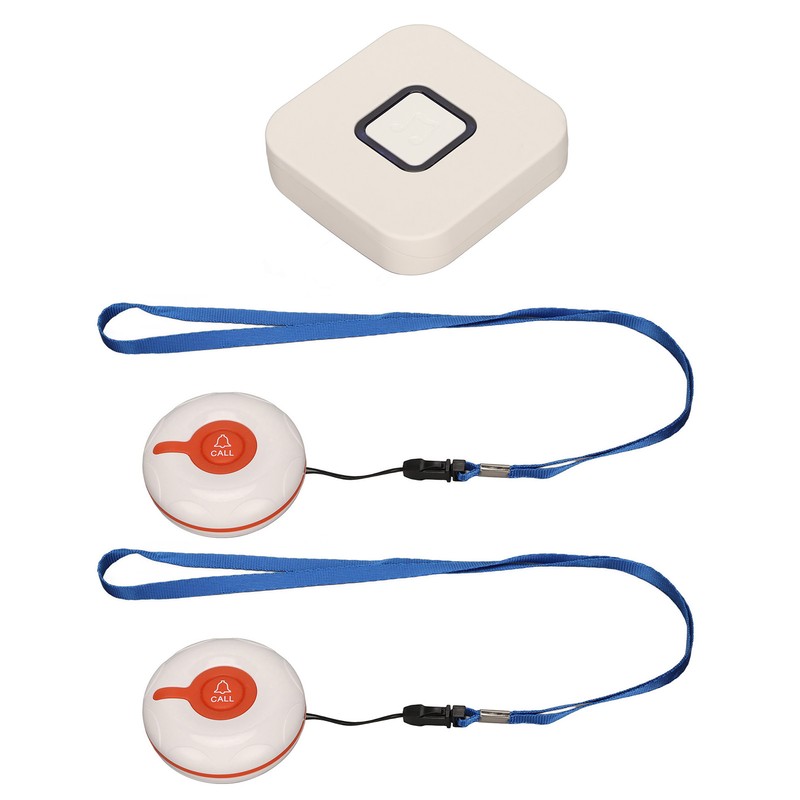 Elderly Monitoring Call Button 4 Gear Volume Adjustment Wireless ABS