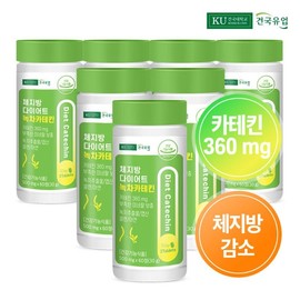 Konkuk Dairy Body Fat Diet Green Tea Catechin x 7, Single Option / 건국유업 체지방 다이어트 녹차카테킨x7개, 단일옵션