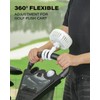 A2C Golf Cart Fan Rechargeable – 3-Speed, 360° Adjustable Gooseneck