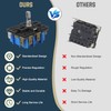 WB24X25013 Range Surface Element Control Switch Compatible with GE Electric