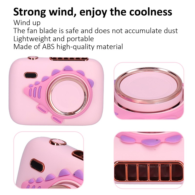Handheld Fan Portable Hanging Neck Fan Camerashaped Mini Fan with