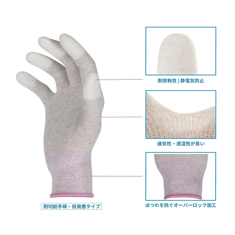 ThxToms ESD Anti Static Gloves, High Resistance Carbon Fiber Protects