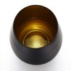 stolzle Matte Black/Gold 16.2 fl oz (465 ml) "Metal Color"