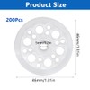Pack of 200 Plastic Washers, 46 mm Plastic Washers, Polypropylene