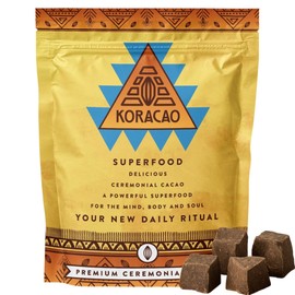 KORACAO Sustainably Harvested Cacao Cubes | Ideal Superfood for Everyday Bliss | Ceremonial Grade Cacao | Enhance Your Spiritual Journey with Ancient Superfood Delight - 1 Pound