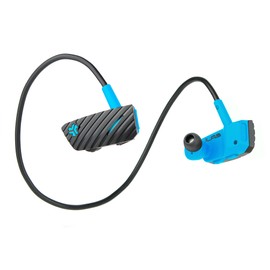 JLab Audio GO Bluetooth Wireless Headphones with Perfect Fit and Extended Battery (Black/Blue)