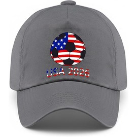 Premium 2026 International Soccer Tournament Embroidered Baseball Cap - Adjustable Breathable Cotton Fan Sun Hat, Casual Sports Merchandise