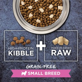 Instinct Raw Boost Small Breed Grain Free Recipe with Real Beef Natural Dry Dog Food, 10 lb. Bag