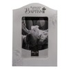 Cathedral Art Baptism Frame with Cross with Easel & Hanger, Boxed, Multi