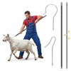 Lightweight Sheep Catcher Hook, 45"Carbon Shaft Leg Neck Goat Grabber