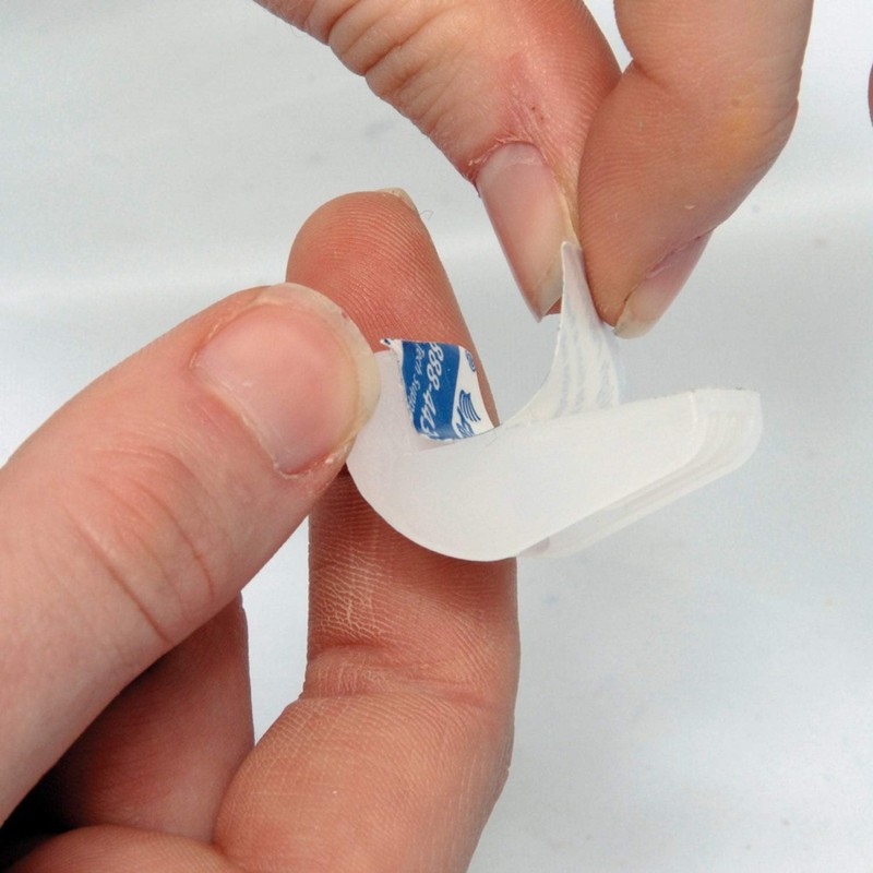 FASTCAP DRAWERBUMPER Self Adhesive Drawer Bumper, Translucent 10-Pack