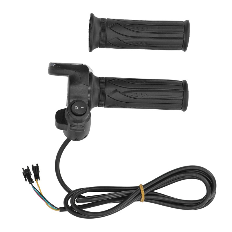 1 Pair Electric Bike Throttle Grip Rubber Twist Throttle Grips