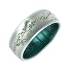 Enso Rings Etched Dualtone Silicone Ring - Ultra Comfortable -