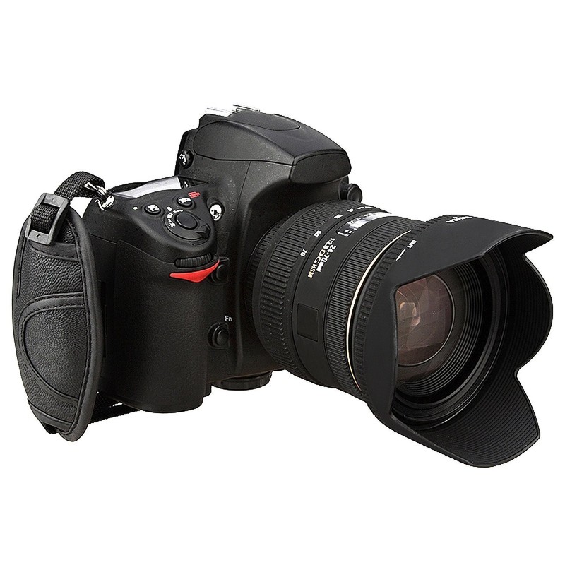 Black Ergonomic Ergonomic Stabilization Grip for Camera Padded Wrist Dragon