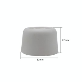 Rubber Door Stop White Pack of 4
