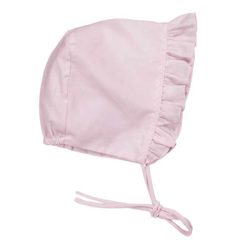 Petit Ami Baby Girls' Dress with Pintucks and Feather Stitching,