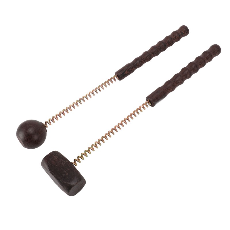 2pcs Percussion Ball Hammer Massager Chicken Wings Wood Reduce Fatigue