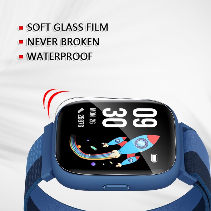 Holilo Pack of 4 Screen Protectors Compatible with Biggerfive Smartwatch