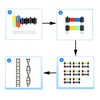 heyous Plastic DNA Double Helix Model Learning Tool Laboratory Instruments