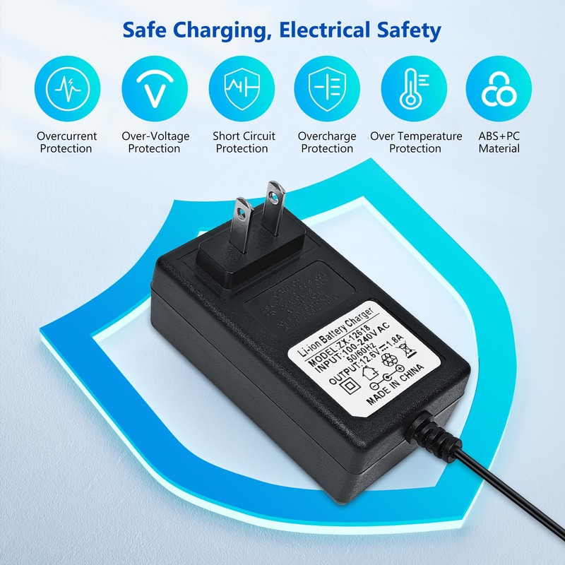 12.6V Charger for Aiper Pool Cleaner Robot, Pool Vacuum Charger