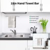 Newfun 10Pcs Brushed Nickel Bathroom Hardware Set - Includes 24&18inch