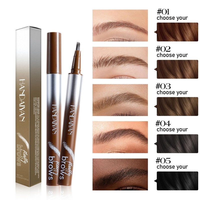 ONarisae Eyebrow Pen Eyebrow Pencil for Women with Precise Brush-Tip