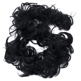 Prettyshop XXXL hair piece, hair elastic, pinned-up hairdos, voluminous, curly