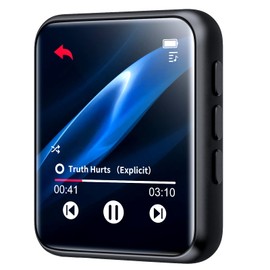 32GB MP3 Player, MP3 Player with Bluetooth 5.0, Portable Music Player with FM Radio, Line-in Voice Recording,Full Touchscreen, Support up to 128GB