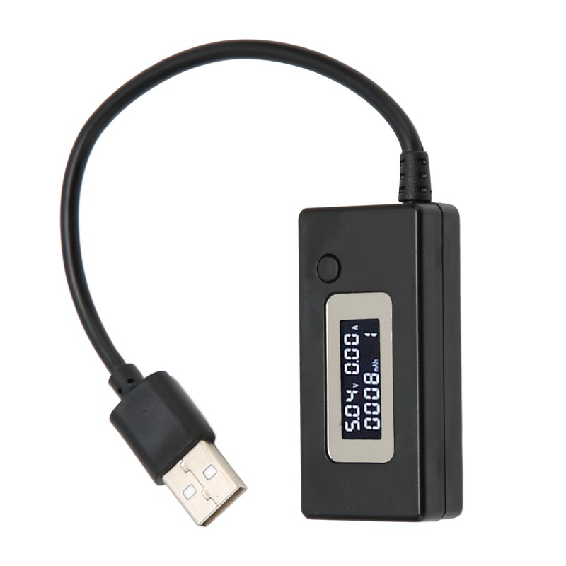 USB Voltage Current Tester LCD Display 50mA‑3500mA USB Multimeter 3‑15V