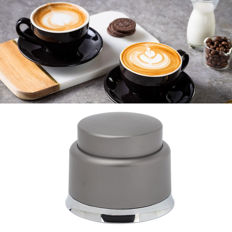 Coffee Tamper Stainless Steel Flat Bottom Coffee Distributor Leveler Coffee
