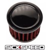 SICKSPEED BLACK MINI AIR INTAKE VENT FILTER BREATHER P5