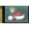 Mice sleeping on Santa hat Christmas card #72 - 1