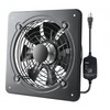 Gainsh Window Exhaust Fan Wall Mounted Ventilation Fan Basement Extractor