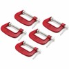 Wideskall 2" x 1" inch Heavy Duty Malleable C Clamp