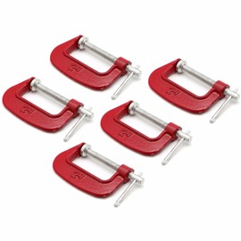 Wideskall 2" x 1" inch Heavy Duty Malleable C Clamp (Pack of 10)