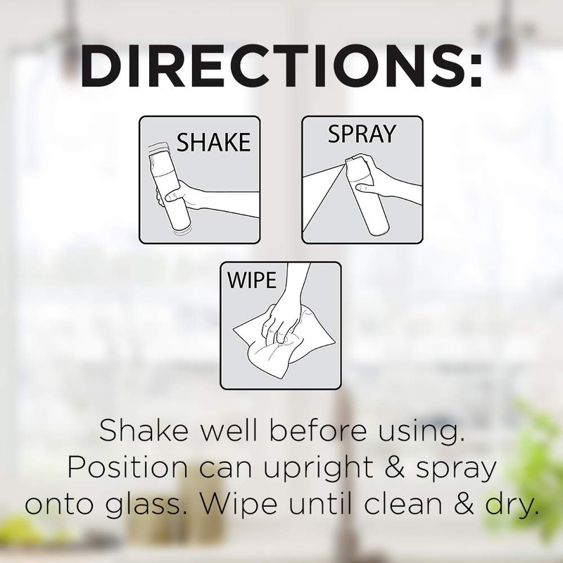 Weiman Glass Cleaner - 19 Ounce - Professional Streak Free