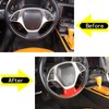 Steering Wheel Decorative Cover Trim ABS 1PCS Compatible with Corvette