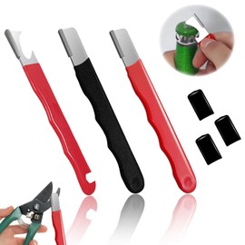 Vartraflux-2025 New Pocket Knife Sharpener, Portable Garden Tool Sharpener - Sharpen Axe, Machete, Hedge Shears, Scissors, Axe and Pocket Knife - Multi-purpose Blade Sharpener; 3 Pieces Boutique Box