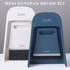 Small Table Dustpan Brush Set, 2 Brushes and 1 Dustpan