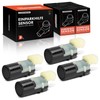 Frankberg 4 x Parking Sensors Front Rear Compatible with 3