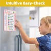 2 Pcs Magnetic Chore Chart for Kids, ADHD Task Tracker
