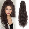 Echthaar Extensions Clip Lang 26in, Extensions Echthaar Lange Wellig Lockig