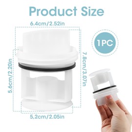 LANAFAY Lint Filter Sieve Compatible with Bosch Siemens Constructa Neff 00647920 & 00605010 & 00602008, Lint Sieve Replacement for Washing Machine Washer Dryer such as iQ100 iQ300 iQ500 iQ700 iQ800