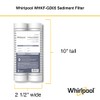Whirlpool 10" x 2.5" Whole Home Standard Capacity Sediment Filters