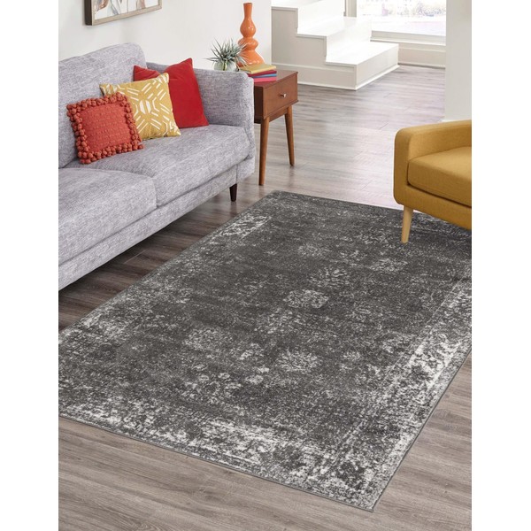 Unique Loom Sofia Collection Area Rug - Casino (4' 1"