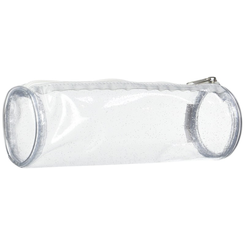 Clairefontaine - Ref 8486C - Fancy Transparent Round Pencil Case