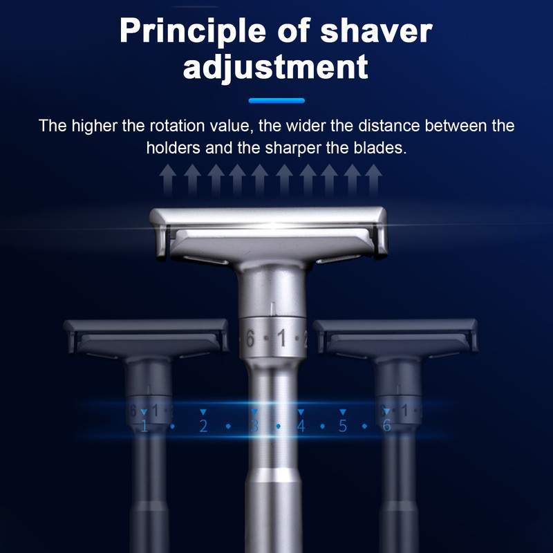 Manual Razor Adjustable Sharpness Beard Shaver