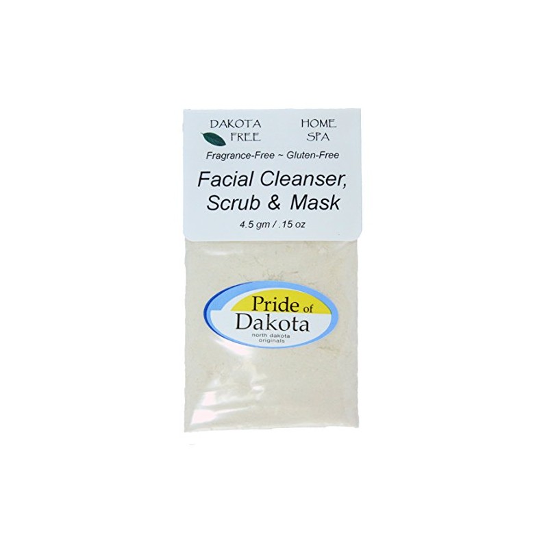Dakota Free Facial Cleanser, Scrub and Mask 4.5 gm Single